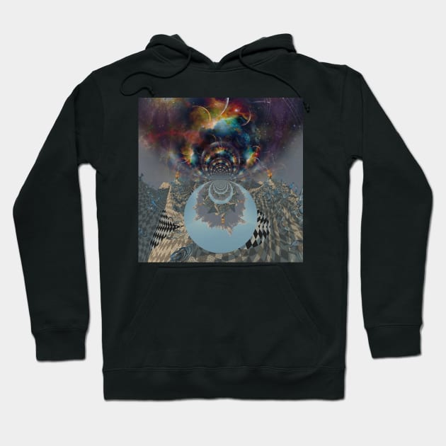 Chess fractal. Surreal space Hoodie by rolffimages